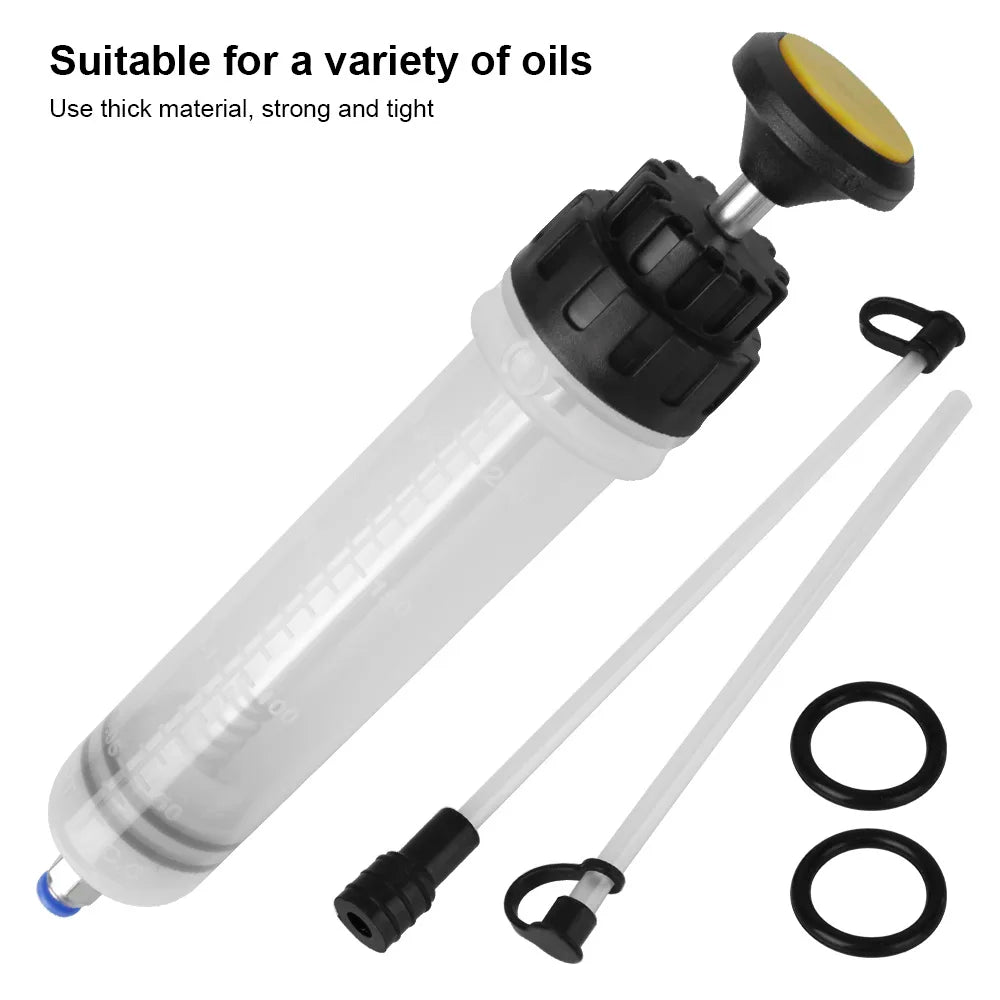 200cc Car Oil Change Brake Bleeder Fluid Pump Extractor Filling Syringe Bottle Universal Truck M - Automotive LED Light