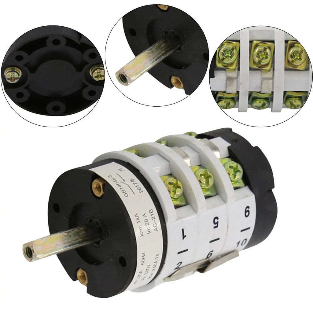 Universal Tire Changer Motor Forward Reverse Switch 20A for Workshop Tyre Changing Machine 220V  - Automotive LED Light