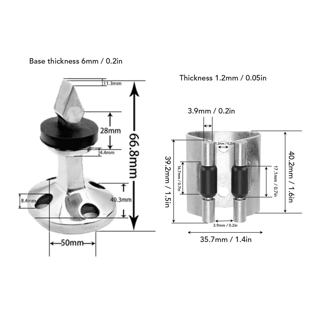 Boat Heavy Duty Door Stopper Catch Holder Marine Door Stopper Catch and Holder 316 Stainless Ste - Automotive LED Light