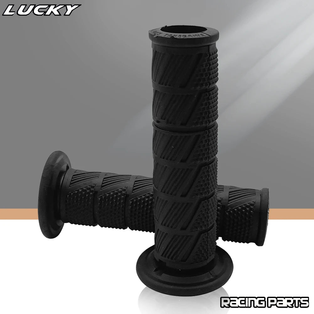 Retro Moto Grip Classic Scooter Parts Vintage 7/8" 22 24mm Motobike Handle Bar For Cafe Racer Ru - Automotive LED Light