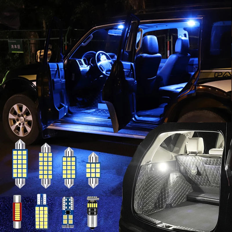For Audi A6 S6 RS6 C5 C6 C7 Sedan Avant 12V Car LED Bulbs Kit Interior Dome Lamp for Audi RS6 C6 C7 - Automotive LED Lig
