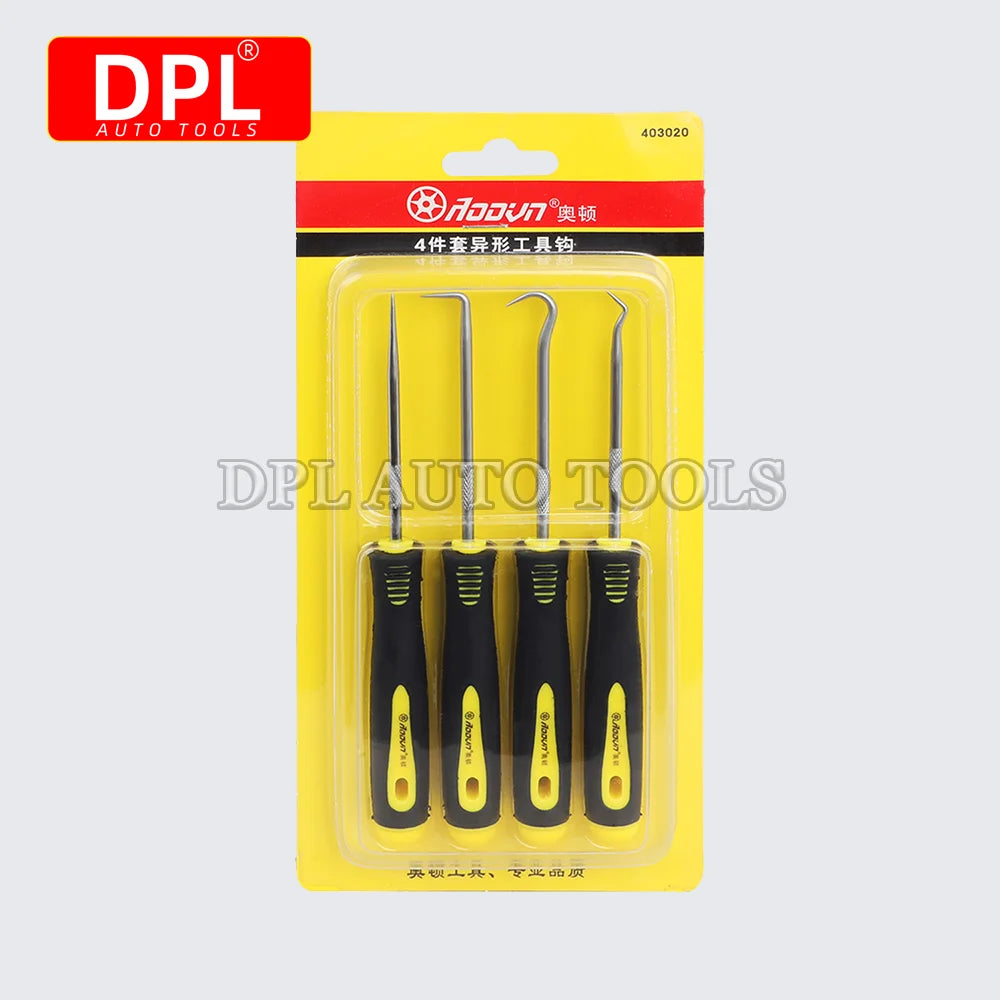 16cm 4Pcs Pick Hooks Oil Seal Screwdrivers Set Auto Vehicle O-Ring Gasket Seal Puller Remover Se - Automotive LED Light