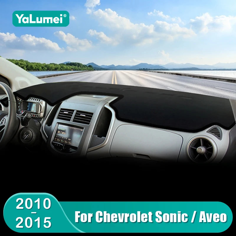 For Chevrolet Sonic Aveo 2010 2011 2012 2013 2014 2015 2016 Car Dashboard Mat Sun Shade Instrume - Automotive LED Light
