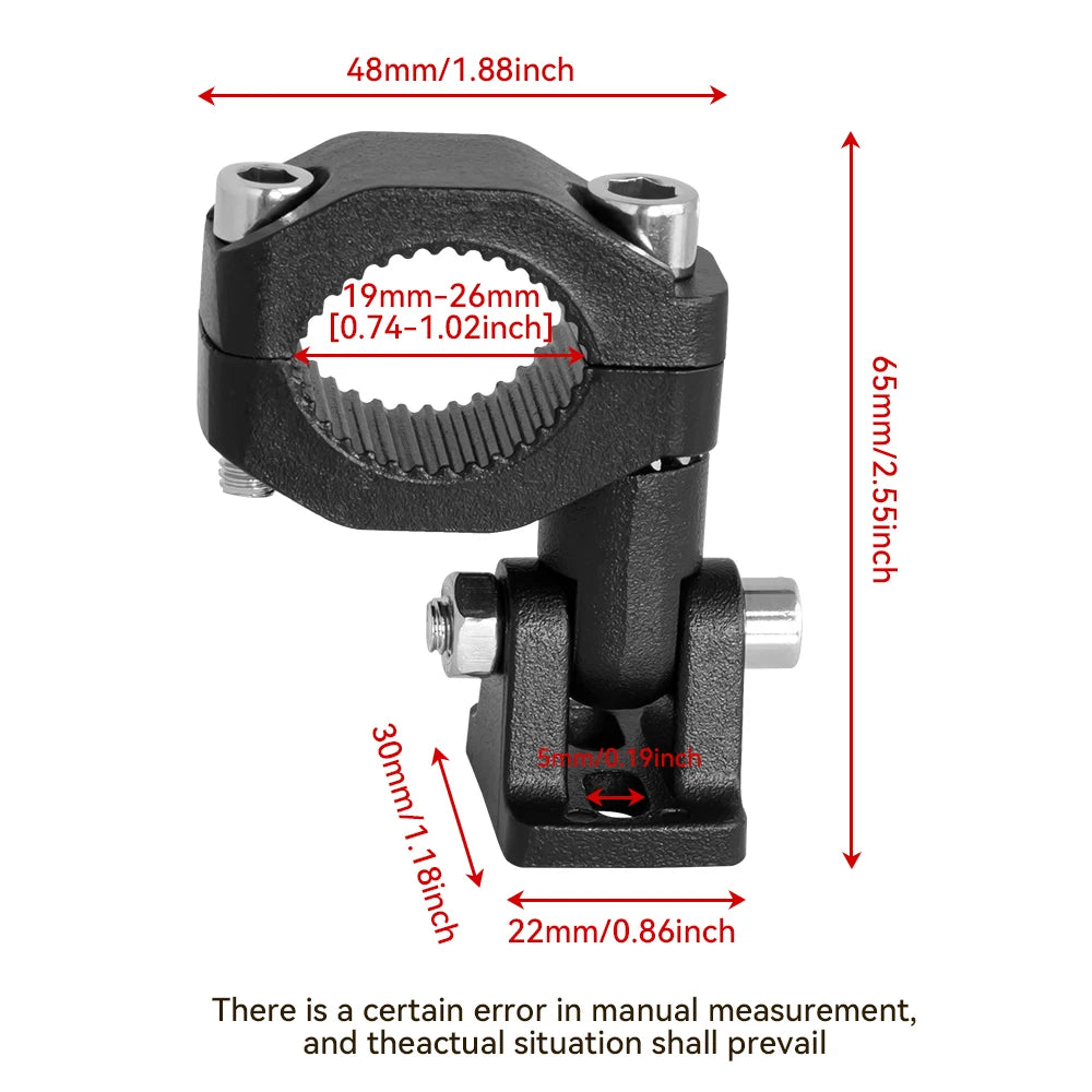 Motorcycle Bull Bar Mounting Bracket Light Mount Clamp Tube for LED Driving Light Spotlights Fit - LED Motorcycle Light