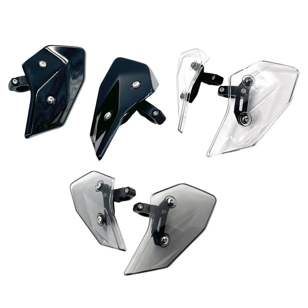 2 Pieces Motorcycle Side Wind Deflector Windscreens Motorbike Windshields Spoilers Replacement P - Automotive LED Light