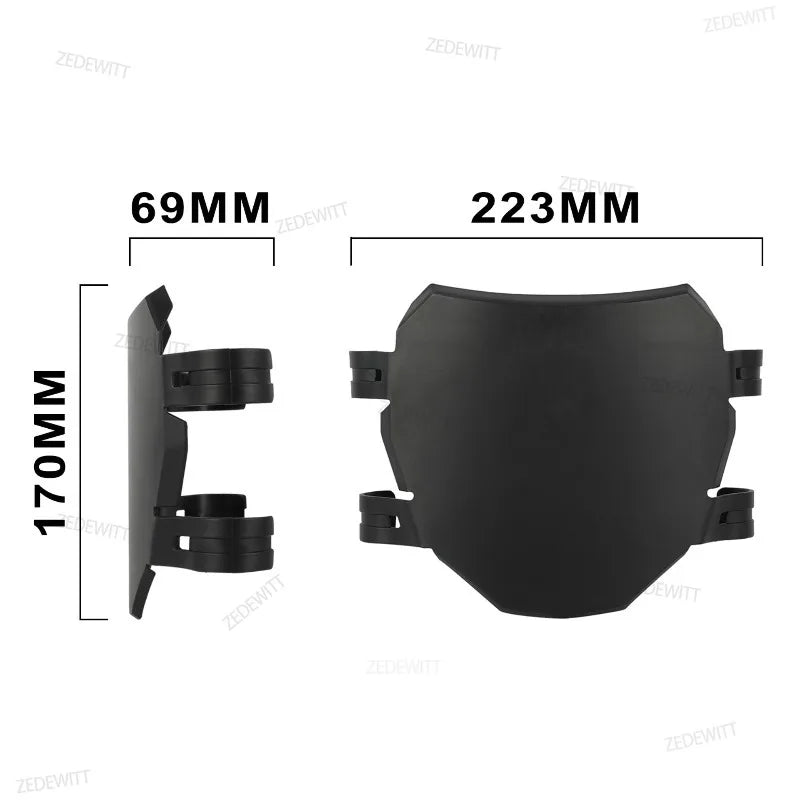 Durable Front Number Plate License Plate for Suron S X Stark Varg Talaria Sting Eride Pro Electr - Automotive LED Light