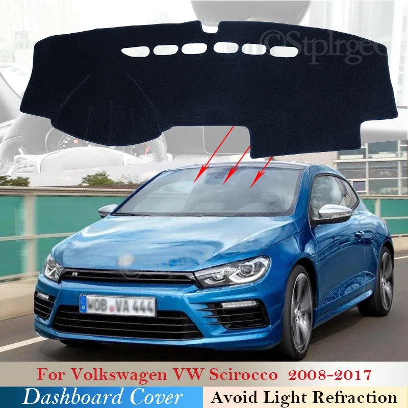 Dashboard Cover Protective Pad for Volkswagen VW Scirocco 2008~2017 Car Accessor for Volkswagen 2008-2017 - Automotive L