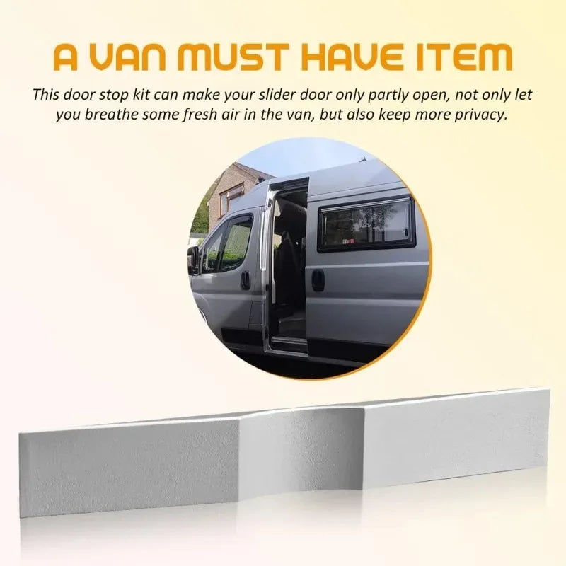 Heavy Duty Anti Rust Sliding Door Stop for Sprinter Fiat Ducato Ford Transit VW Crafter Camper V - Automotive LED Light