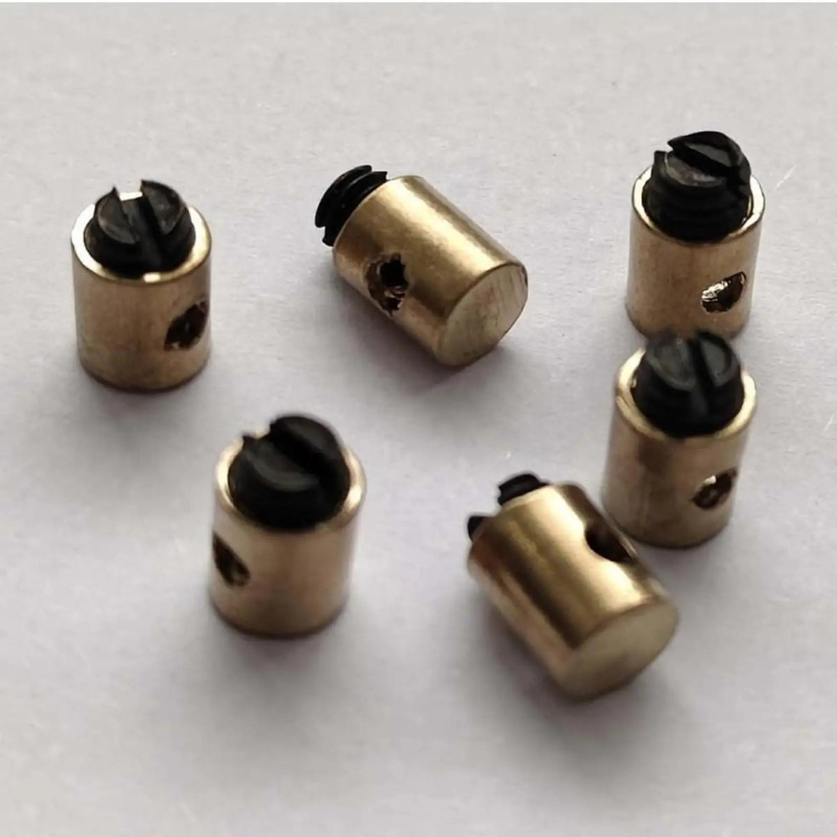 30 Pieces Solderless Throttle Cable Connectors Motorcycle Throttle Cable Fittings Attachments fo - Automotive LED Light