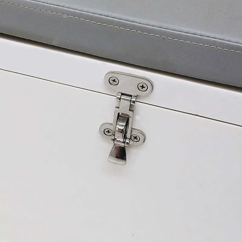 1pc Marine Boat Stainless Deck Lock Down Clamp Deck Hasp Locker Anti-Rattle Latch Fastener Marin - Automotive LED Light
