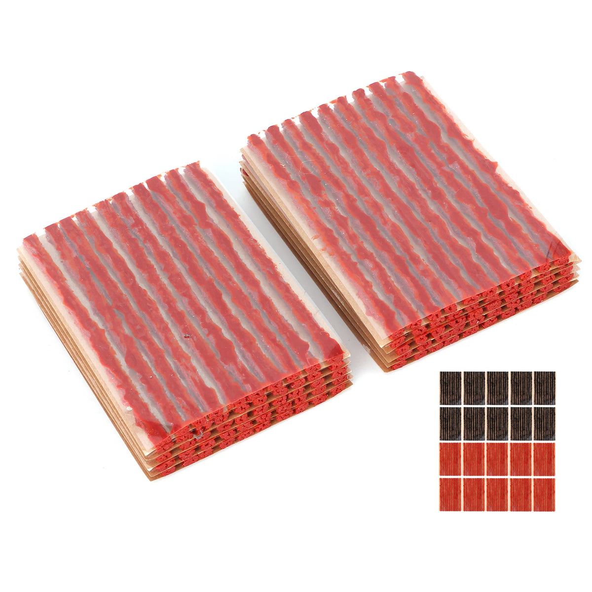 100x3mm Car Tire Repair Plug Tubeless Tyre Rubber Sealing Strip Puncture Recovery for Car Motorc - Automotive LED Light