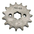 Heavy Duty 428 15T Front Chain Sprocket Pit Bike Chain Adjuster for 110cc 125cc Dirt Bike - Automotive LED Light