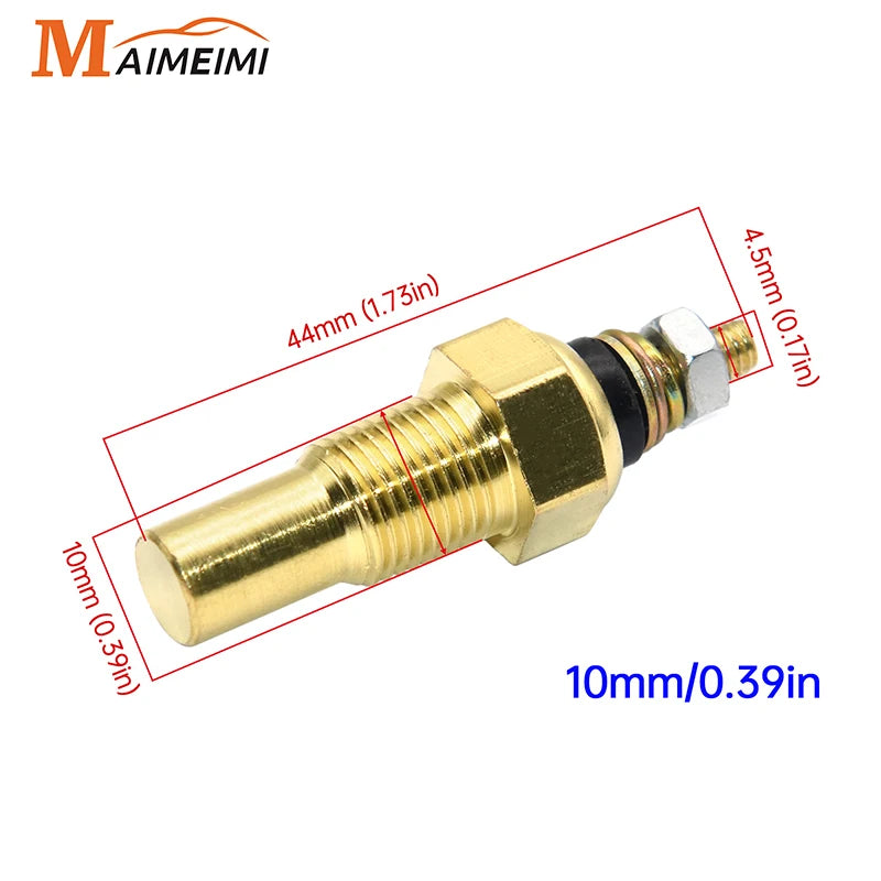 10mm 1/8 NPT Water Temperature Sensor Oil Temp Sensor Universal Car Auto Truck Sender Water Temp - Automotive LED Light