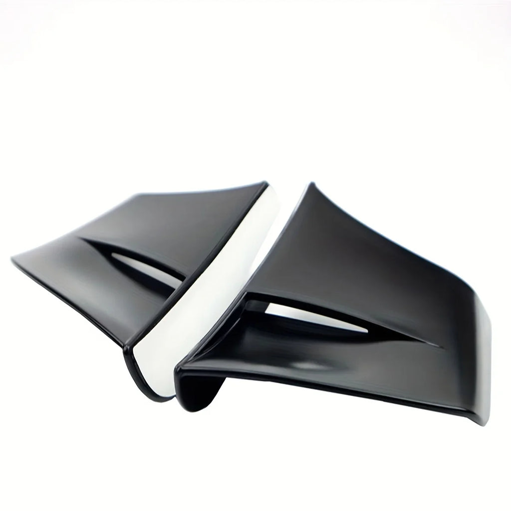 Universal Motorcycle Winglets Spoiler, Aerodynamic Wing Kit, Motorbike Modified Side Fairing, Wi - Automotive LED Light