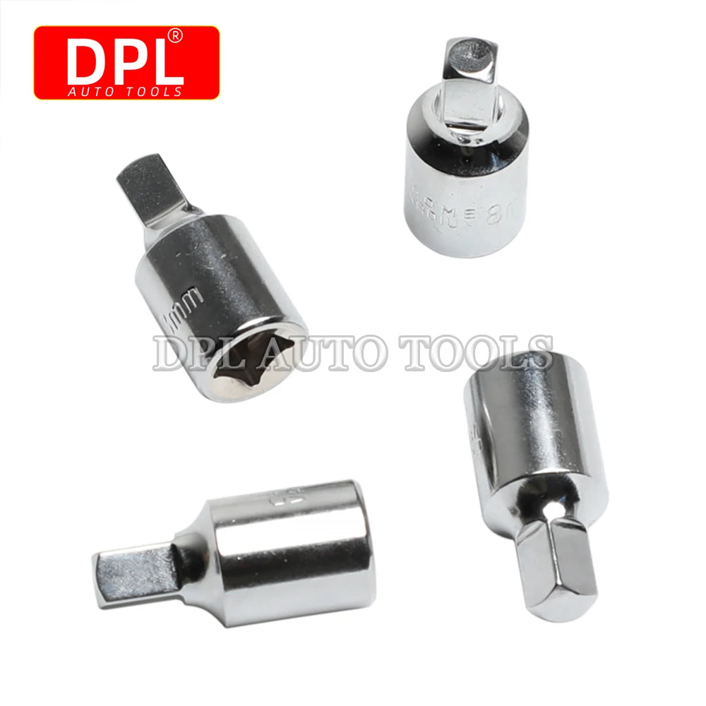 8mm Square Oil Sump Drain Plug Key Tool Remover Fit For Renault Citroen Peugeot - Automotive LED Light