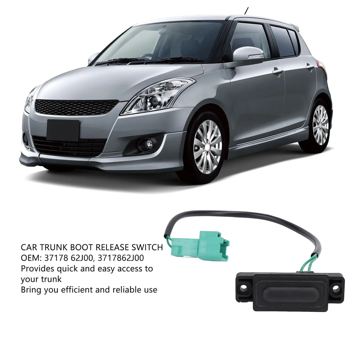 Car For Suzuki Swift Accessories 2005-2017 Suzuki Swift 2007 Tailgate Rear Trunk for Suzuki 2005-2017 - Automotive LED L