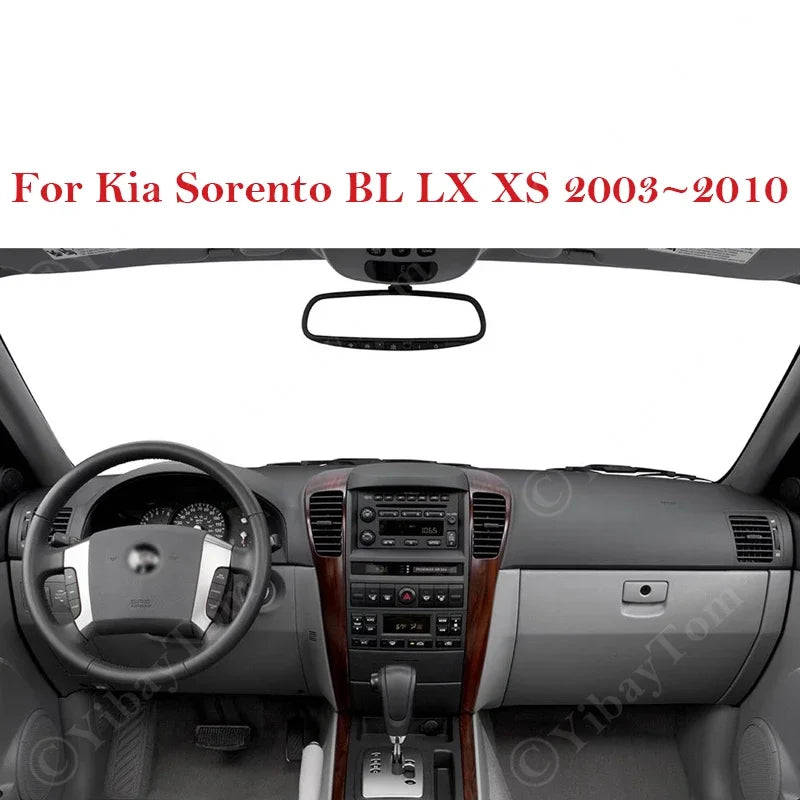 For Kia Sorento BL LX XS 2003~2010 2004 2005 Dashboard Cover Rug Liner Anti-Slip for Kia 2003-2010 - Automotive LED Ligh