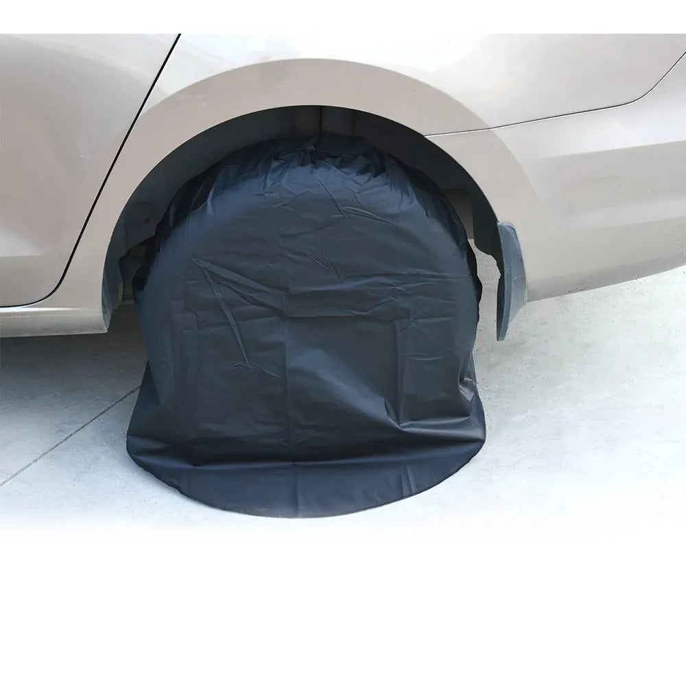 Tire Tyre Cover Tire Cover 27"-32" Waterproof Wheel Tire Tyre Black Cover for Car RV SUV Truck T - Automotive LED Light