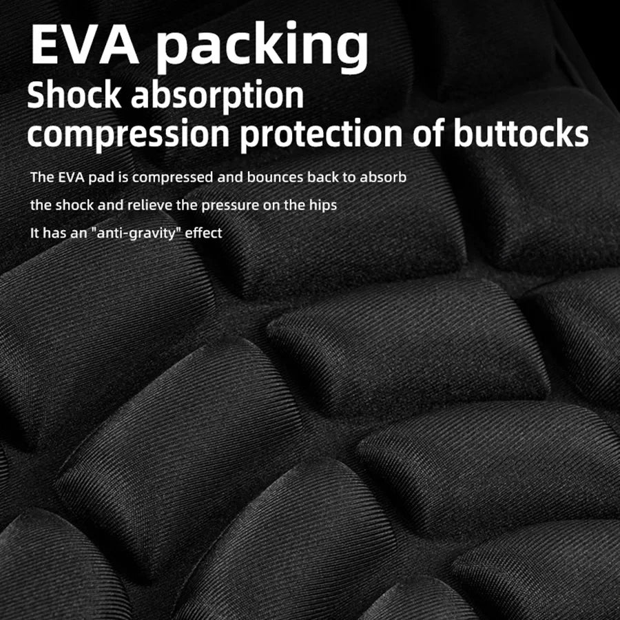 Motorcycle Seat Pad 3D Comfort Gel Cushion Seat Breathable Universal Shock Absorbing Seat Cover  - Automotive LED Light