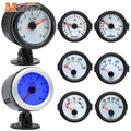 52MM Gauge Tachometer Boost Psi Bar Oil Water Temp Oil Pressure Vacuums Voltmeter 0-8000 RPM Met - Automotive LED Light