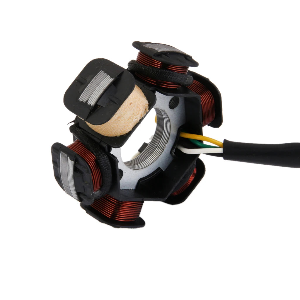PIT DIRT BIKE QUAD STATOR PLATE MAGNETO GENERATOR COIL for GY6 125cc 150cc 100% Copper startor m - Automotive LED Light