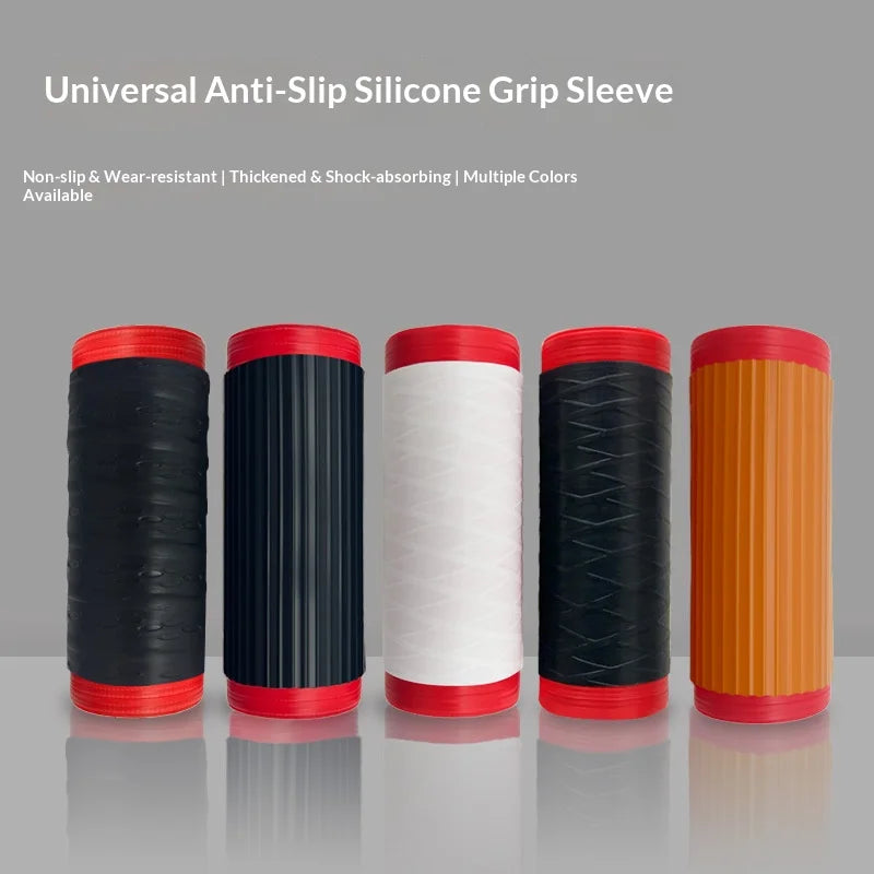 Motorcycle Silicone Handlebar Grip Covers, Universal Self-Shrinking Non-Slip Handlebar Sleeve Pr - Automotive LED Light