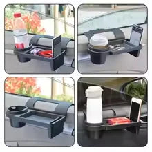 Multifunctional Car Organizer Box With Cup Holder Drink Holder Side Door Window Phone Slot Hangi - Automotive LED Light