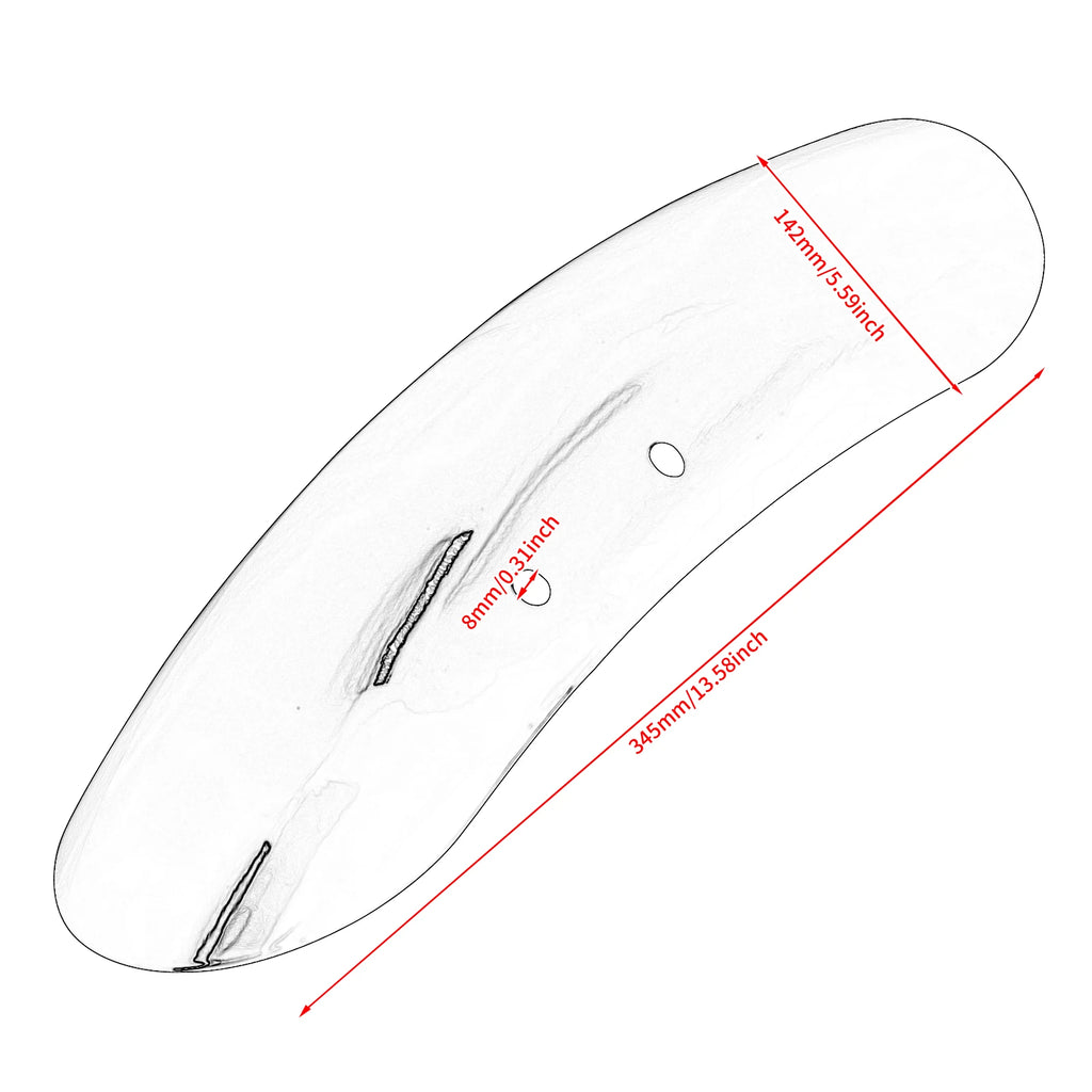 Motorcycle Metal Short Front Fender Black Custom Mudguard Cover Steel For Harley Sportster Forty - Automotive LED Light