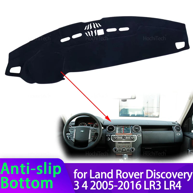 For Land Rover Discovery 3 4 2005-2016 LR3 LR4 High Quality Dashboard Mat Dashma for Land Rover LR4 LR3 2005-2016 - Auto