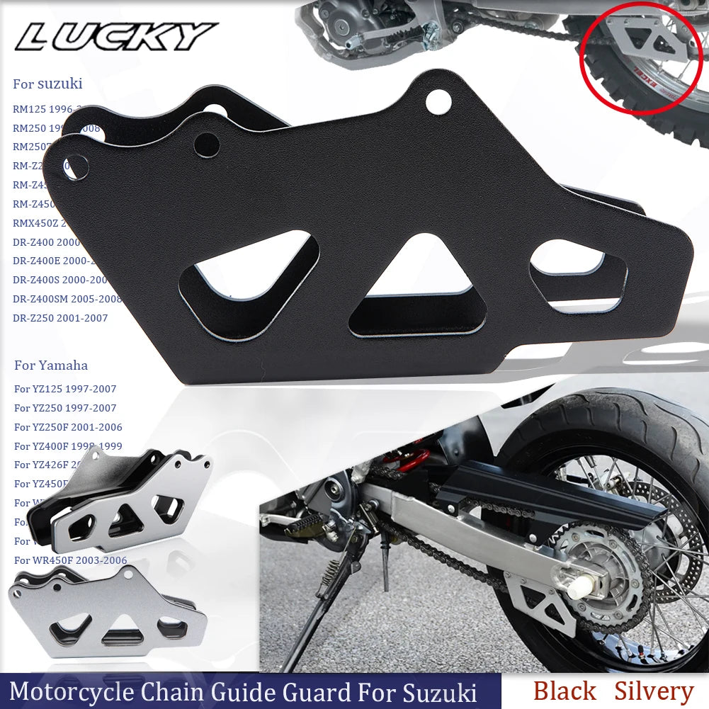 Motorcycle Chain Guide Guard For Suzuki RM125/250 RM125 RM250 1996-2008 RM-Z250  for Suzuki Z250 Z450 1996-2008 - Automo