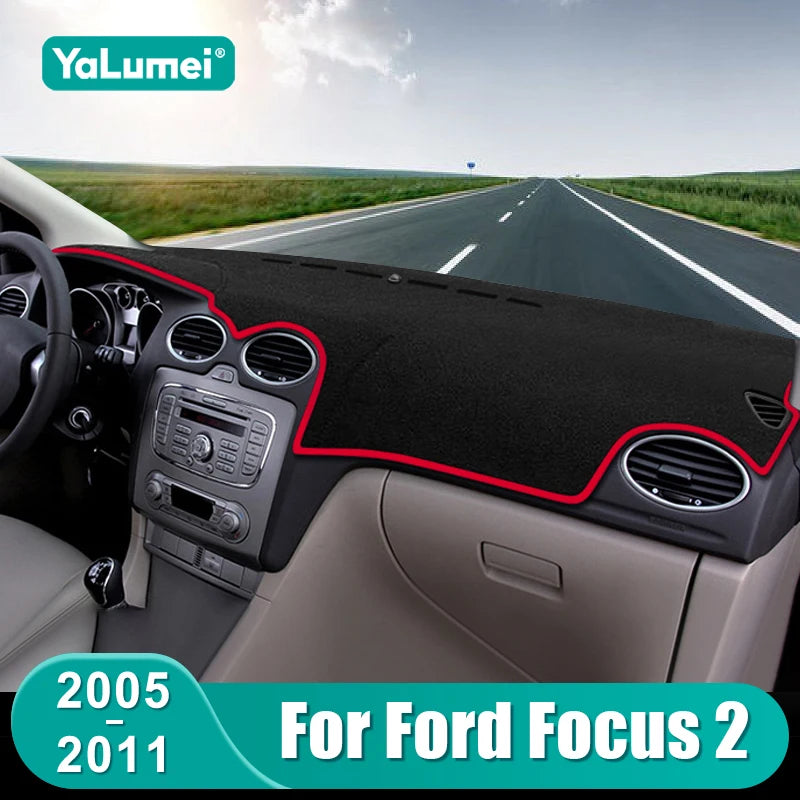 For Ford Focus 2005 2006 2007 2008 2009 2010 2011 Car Dashboard Sun Shade Cover Instrument Desk  - Automotive LED Light