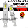 H1 H7 LED Headlight Bulb Mini 1700W 1800000LM CSP for Car Headlamp Fanless Light for Mini H1 H7 - Canbus LED Headlight B