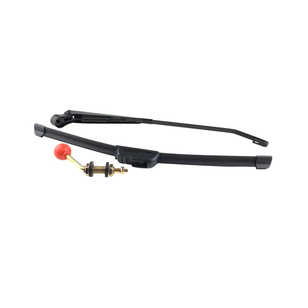 Hand Operated Manual Wiper Universal Windshield Wiper Kit Metal Assembly Durable Parts for Kart  - Automotive LED Light