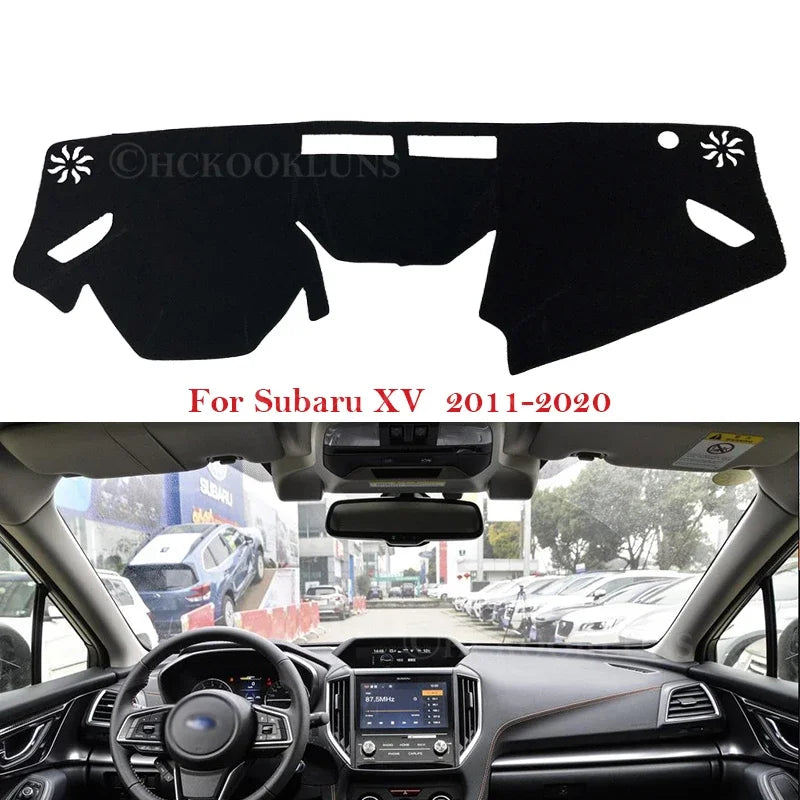Dashboard Cover Protective Pad for Subaru XV 2018 2019 2020 Car Accessories Dash Board Sunshade  - Automotive LED Light
