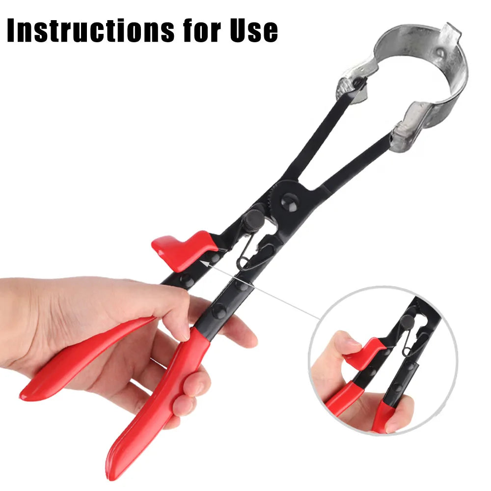 PSA Exhaust Pipe C Clamp Pliers Tool Auto Special Repair Tool Pipe C Clamp Removal Plier Hose Cl - Automotive LED Light
