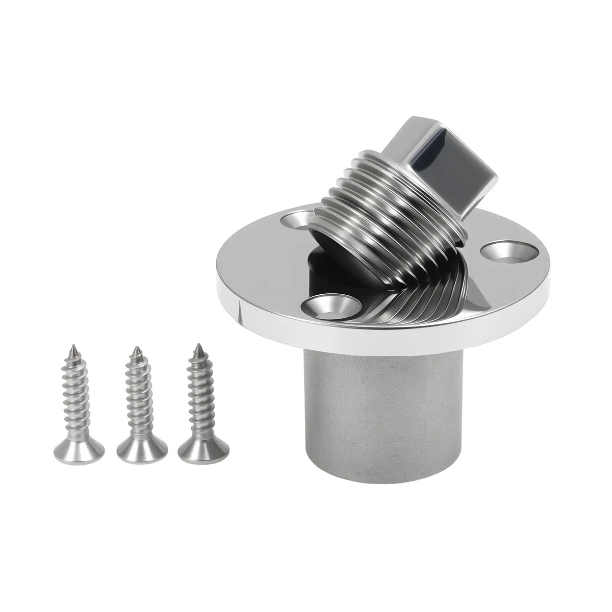 1Pc Boat Accessories 316 Stainless Steel Screw Type Garboard Drain Plug Drain Bung Replacement M - Automotive LED Light