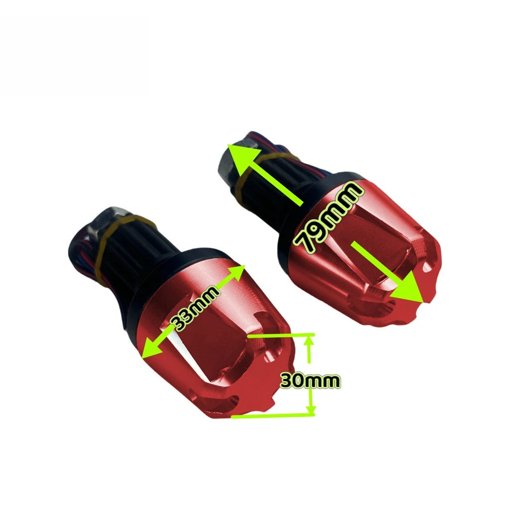 Motorcycle Modification Accessories with Lights, Handle Heads, Scooters, Handlebars, Ball Plugs, - Automotive LED Light