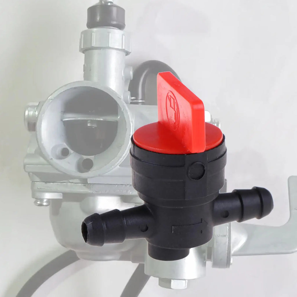 Fuel Tap Petcock Switch 1/4" Straight Inline Petrol Fuel Shut Off Valve Petcock Fuel Shutoff Val - Automotive LED Light