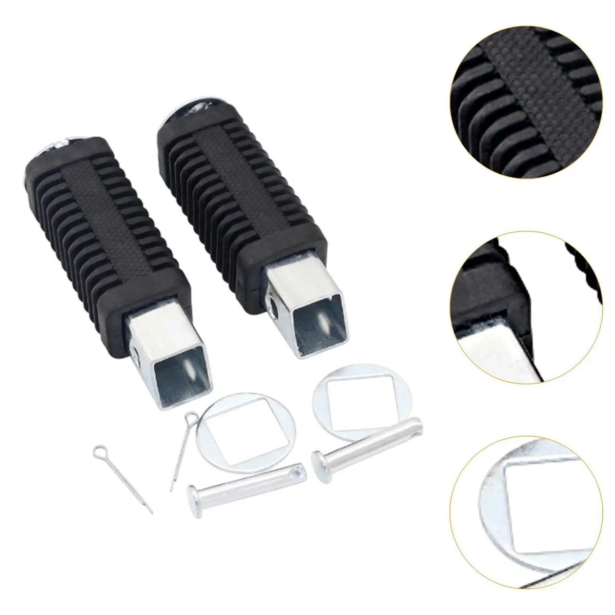 Mini Bike Foot Pegs Foot Pedal for 49cc Sturdy Stable Metal Easy Installation Motocycle Accessor - Automotive LED Light