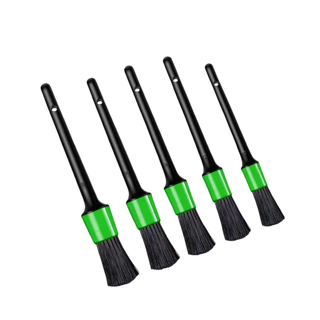 5 Sizes Auto Car Detailing Brushes Kit for Wheels Engine Console Dashboard Interior Exterior Cle - Automotive LED Light