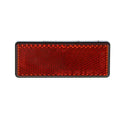 Car Bicycle Light Reflective Strip Plastic Adhesive Safety Reflector Sticker Rectangular for Mot - Automotive LED Light