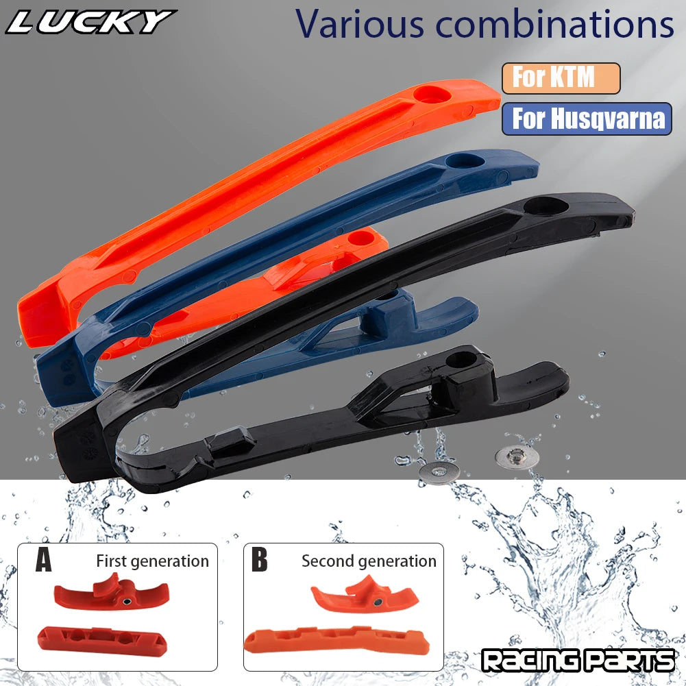 Motorcycle Rear Chain Slider Swingarm Protection For KTM SX XC SX-F XC-F SMR450 For Husqvarna TE - Automotive LED Light