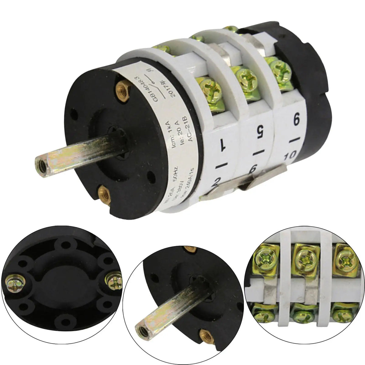 Universal Tire Changer Motor Forward Reverse Switch 20A for Workshop Tyre Changing Machine 220V  - Automotive LED Light