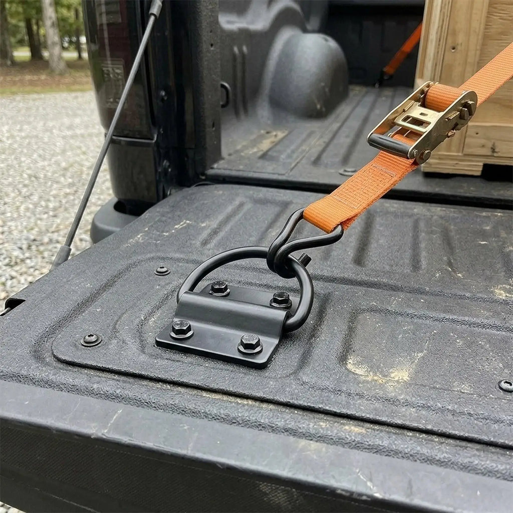 Premium Stainless Steel D Ring Shackles Tow Hook Lashing Loop for Trailer Truck Loading Area Anc - Automotive LED Light