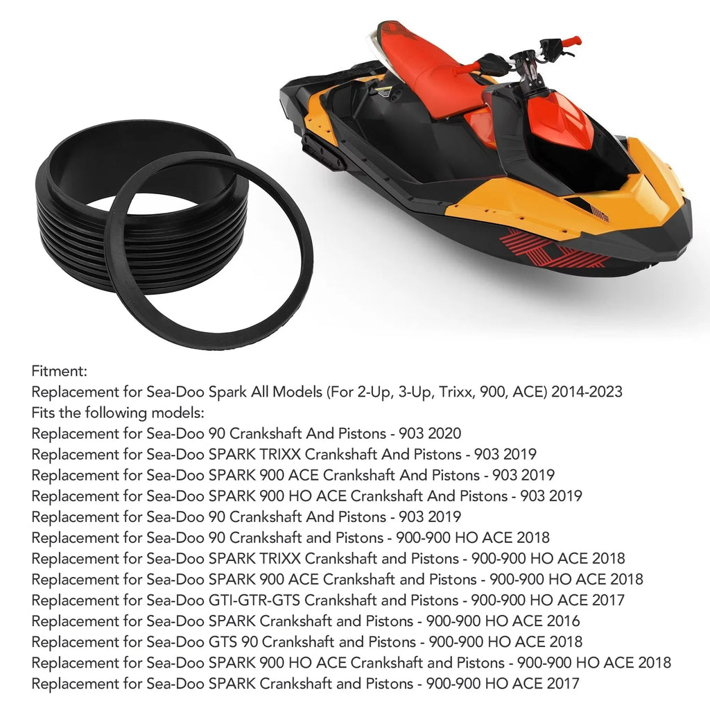 For Sea-Doo Seadoo BRP Wear Ring Impeller Jet Pump Seal 2-Up 3-Up 900HOACE For Trixx 14-23 26700 - Automotive LED Light