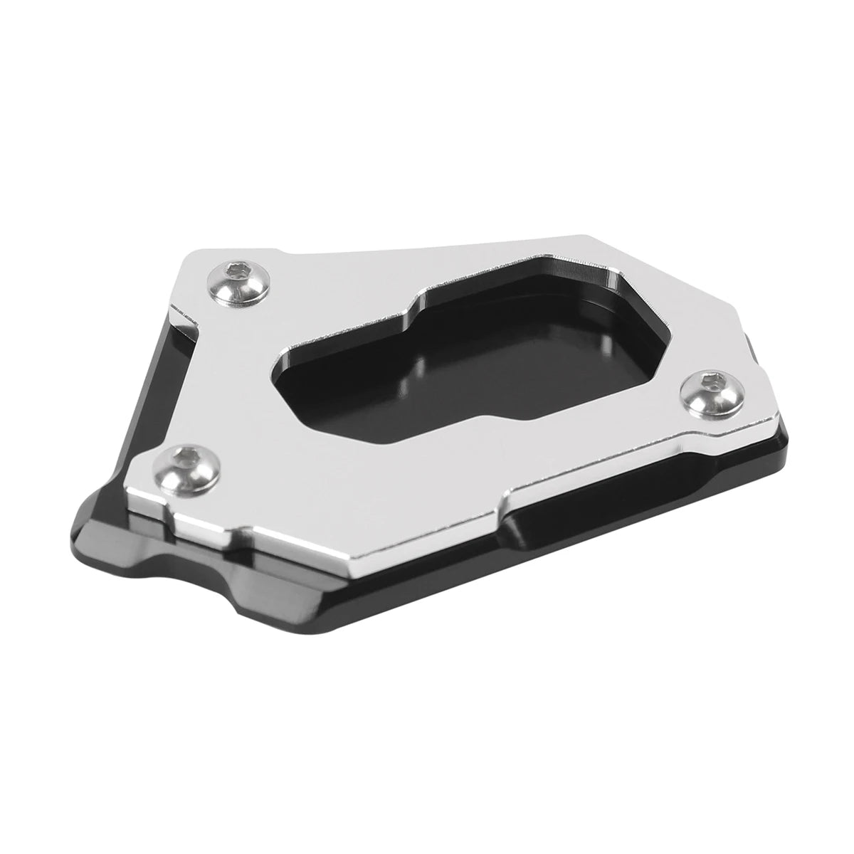 Motorcycle Chrome Kickstand Side Stand Enlarger Extension Plate Fit For BMW R1200GS R1250GS - Automotive LED Light