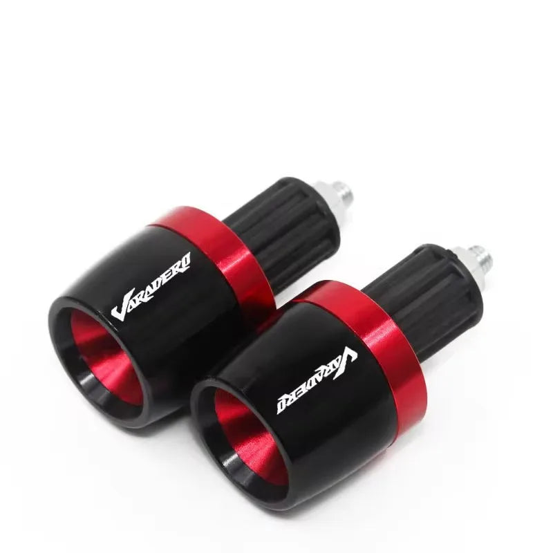 Motorcycle Handlebar Grips Handle Bar Cap End Plugs For Honda XL1000V Varadero XL1000 XL125 V XL - Automotive LED Light