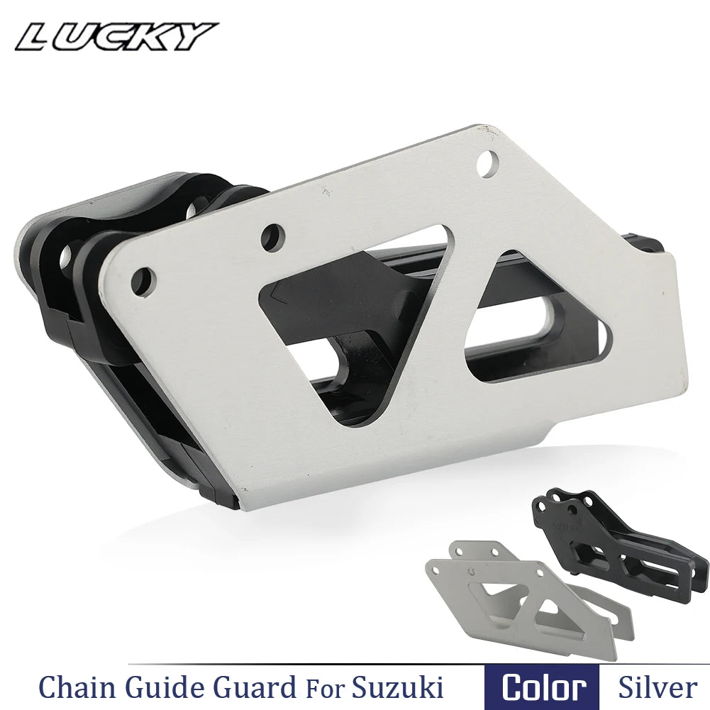 For Suzuki RM125 RM250 DRZ250 DRZ400 DRZ400S DRZ400E Motorcycle New Rear Chain Guide Guard Prote - Automotive LED Light
