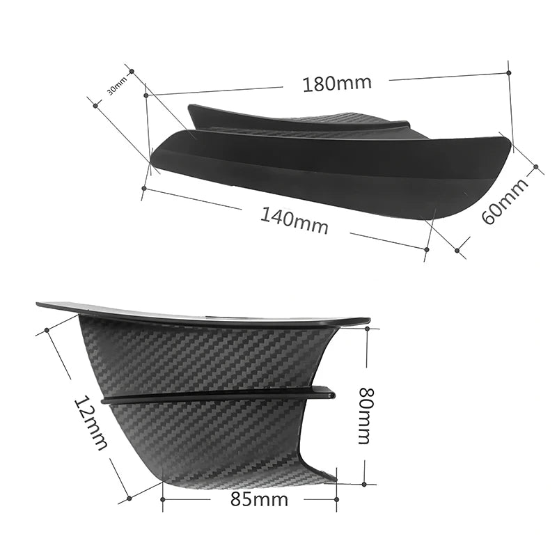 For Zontes 368G 703RR 703F 350E 350D 350X GK350 368 350 D/M/E/K/G/R/T/S/V Motorcycle Winglet Aer - Automotive LED Light