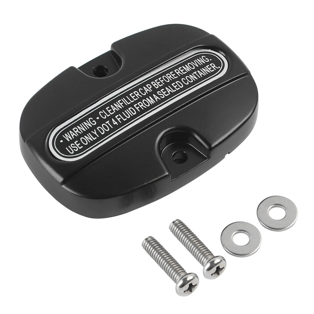 Rear Brake Master Cylinder Cover Motorcycle For Harley Touring Street Glide FLHX Road King 2008- - Automotive LED Light